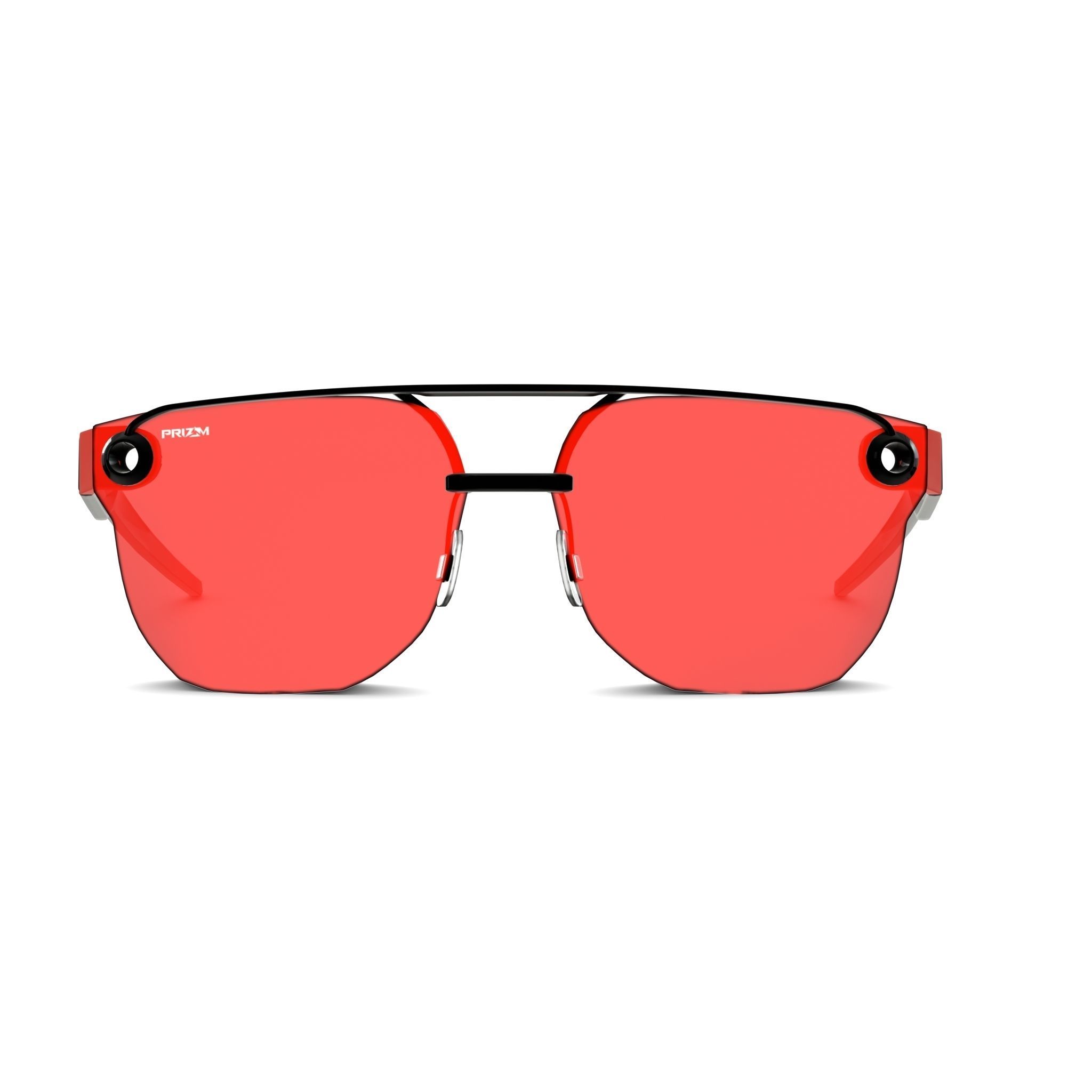 Oakley Chrystl - Prizm Ruby OO4136 Sport glasses Low-poly 3D model_2