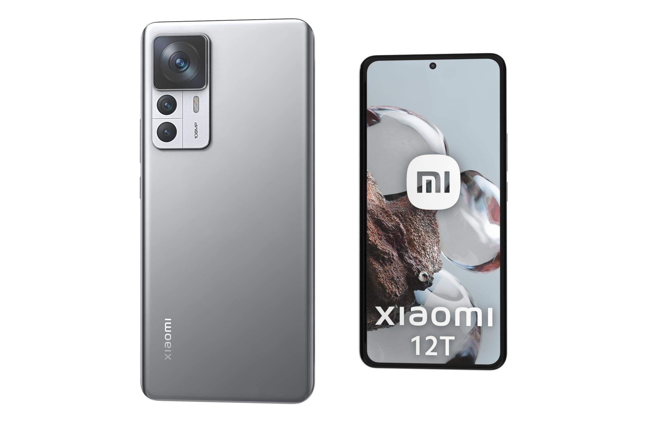 Xiaomi 12T White Low-poly 3D model_7