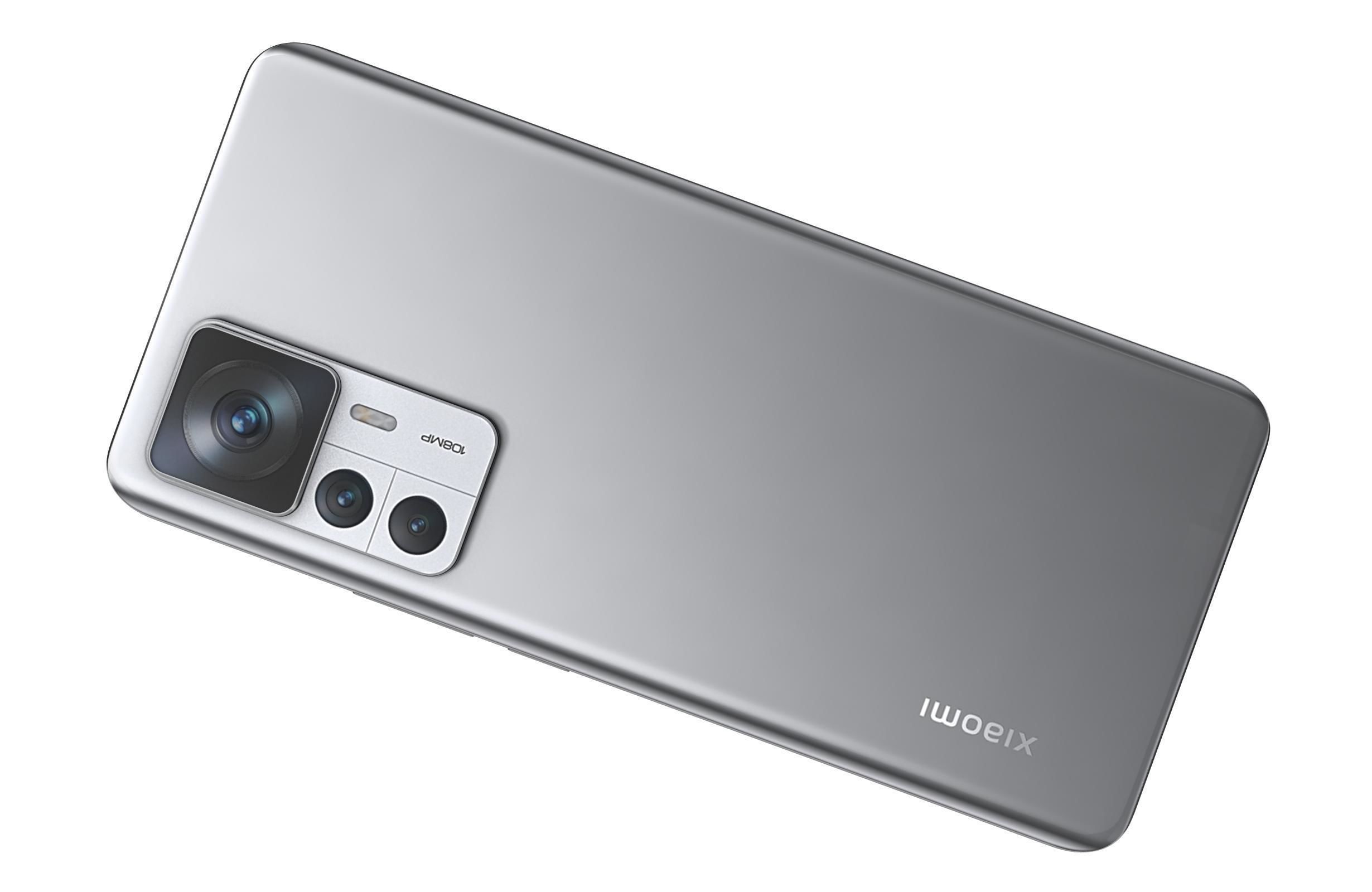 Xiaomi 12T White Low-poly 3D model_11