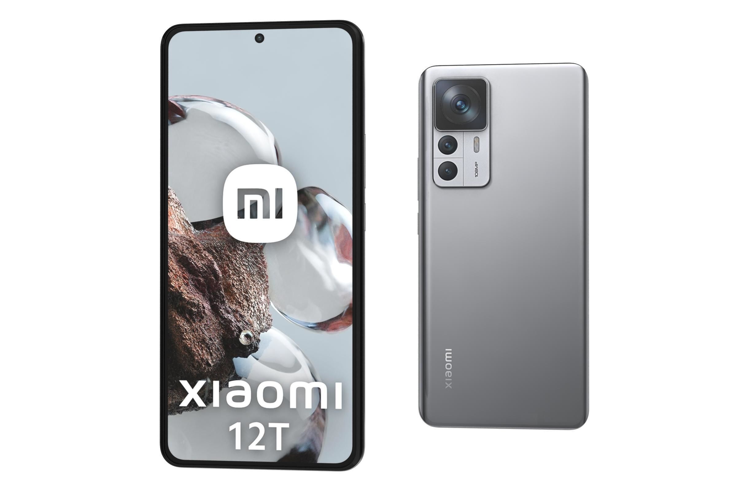 Xiaomi 12T White Low-poly 3D model_6