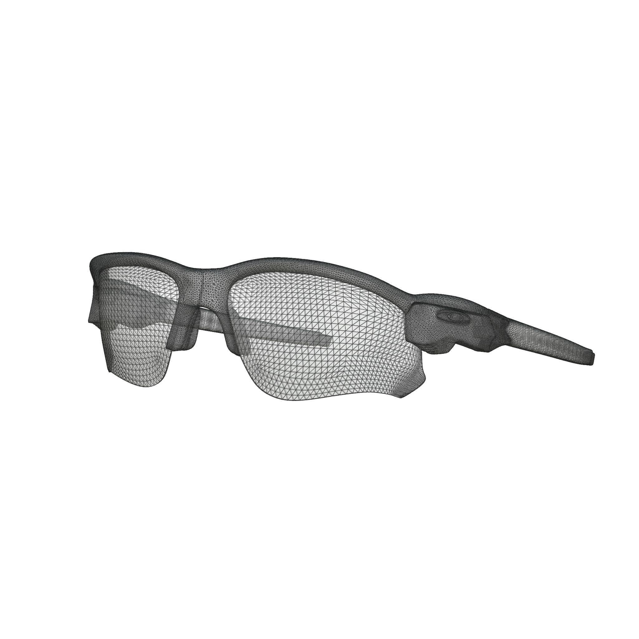 Oakley Flak Draft - Prizm Deep Water Polarized Sport glasses Low-poly 3D model_5