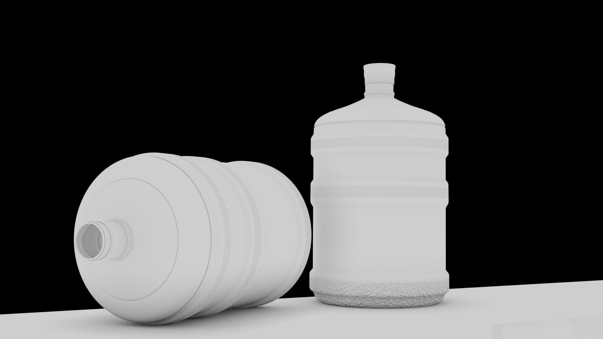 water bottle for your scenes or games 3D model_4