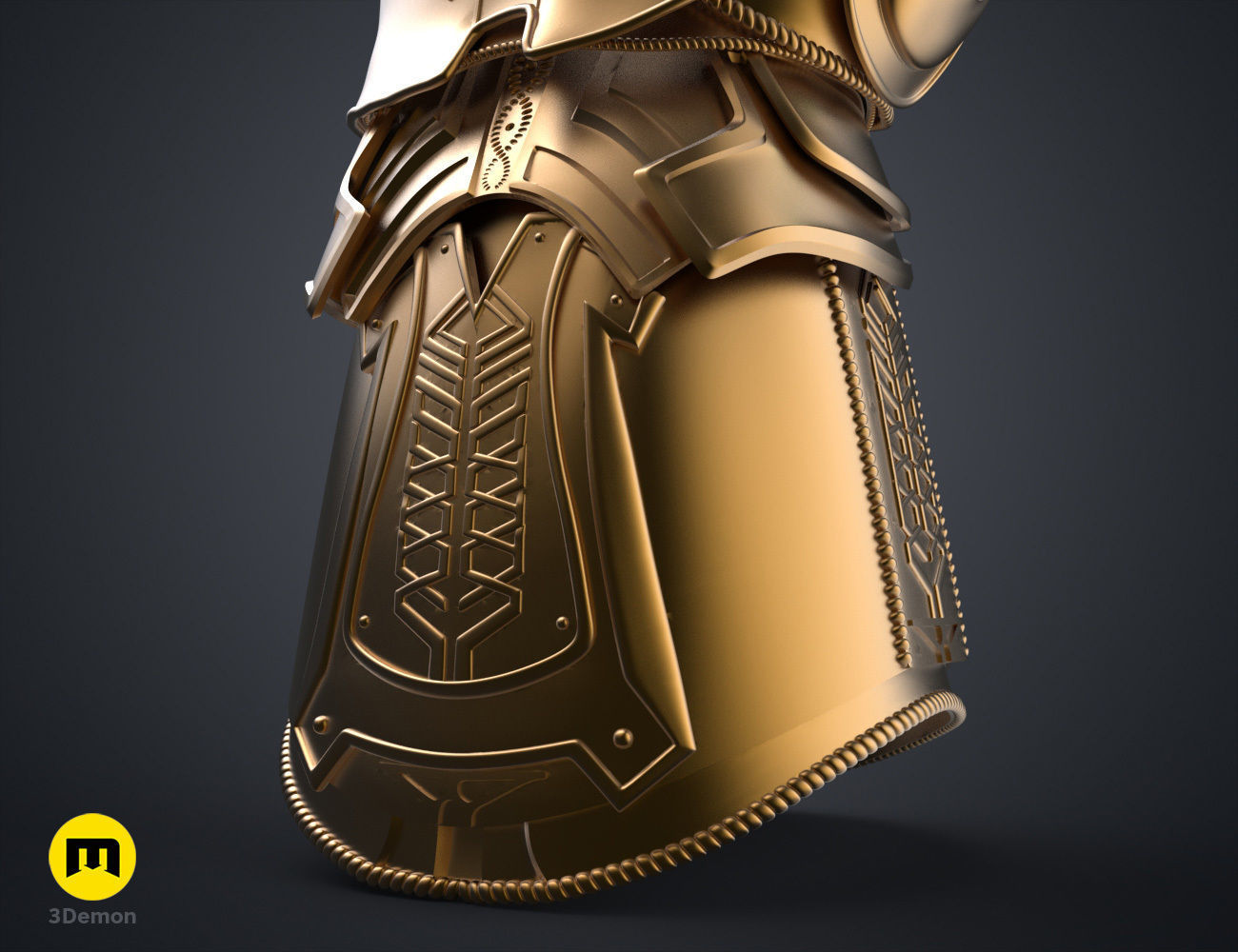 The Infinity Gauntlet - Wearable DnD Dice Holder 3D model 3D printable ...