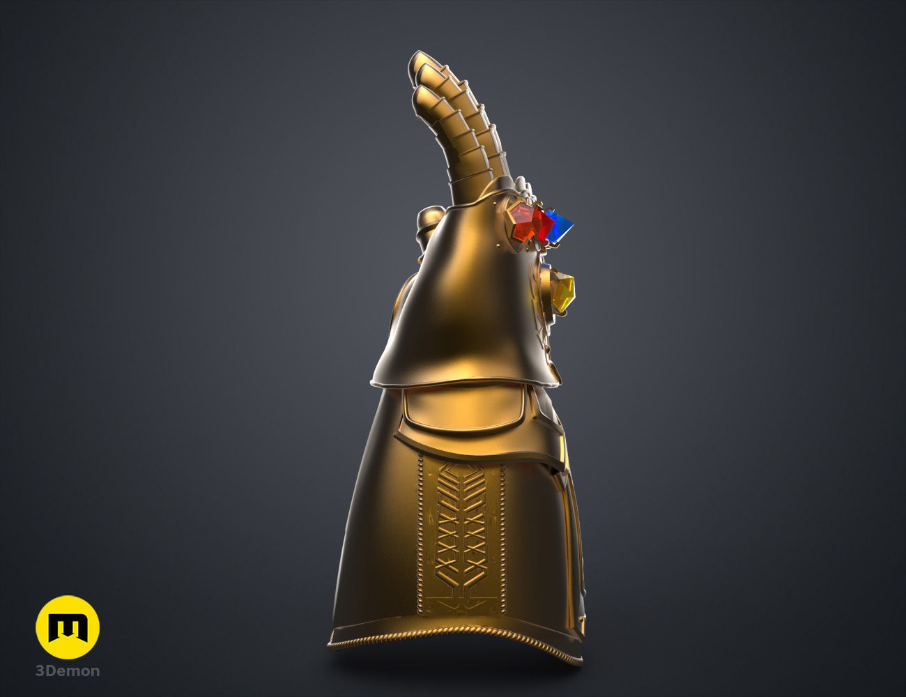 The Infinity Gauntlet - Wearable DnD Dice Holder 3D model 3D printable ...