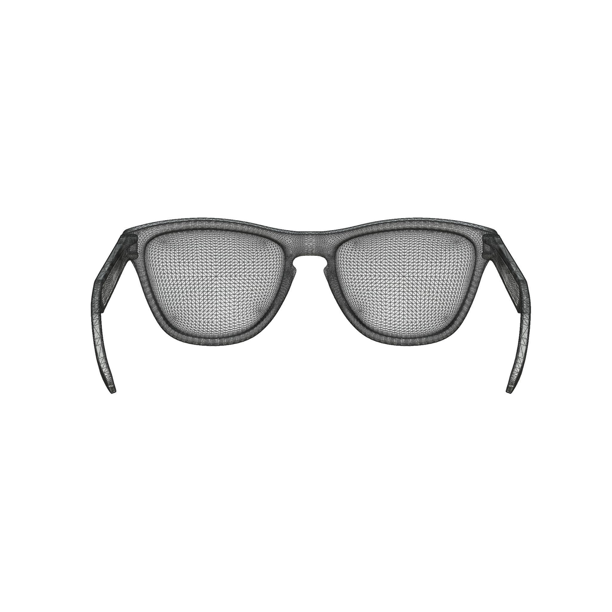 Oakley Frogskins - Prizm Jade OO9013 Sport glasses Low-poly 3D model_5