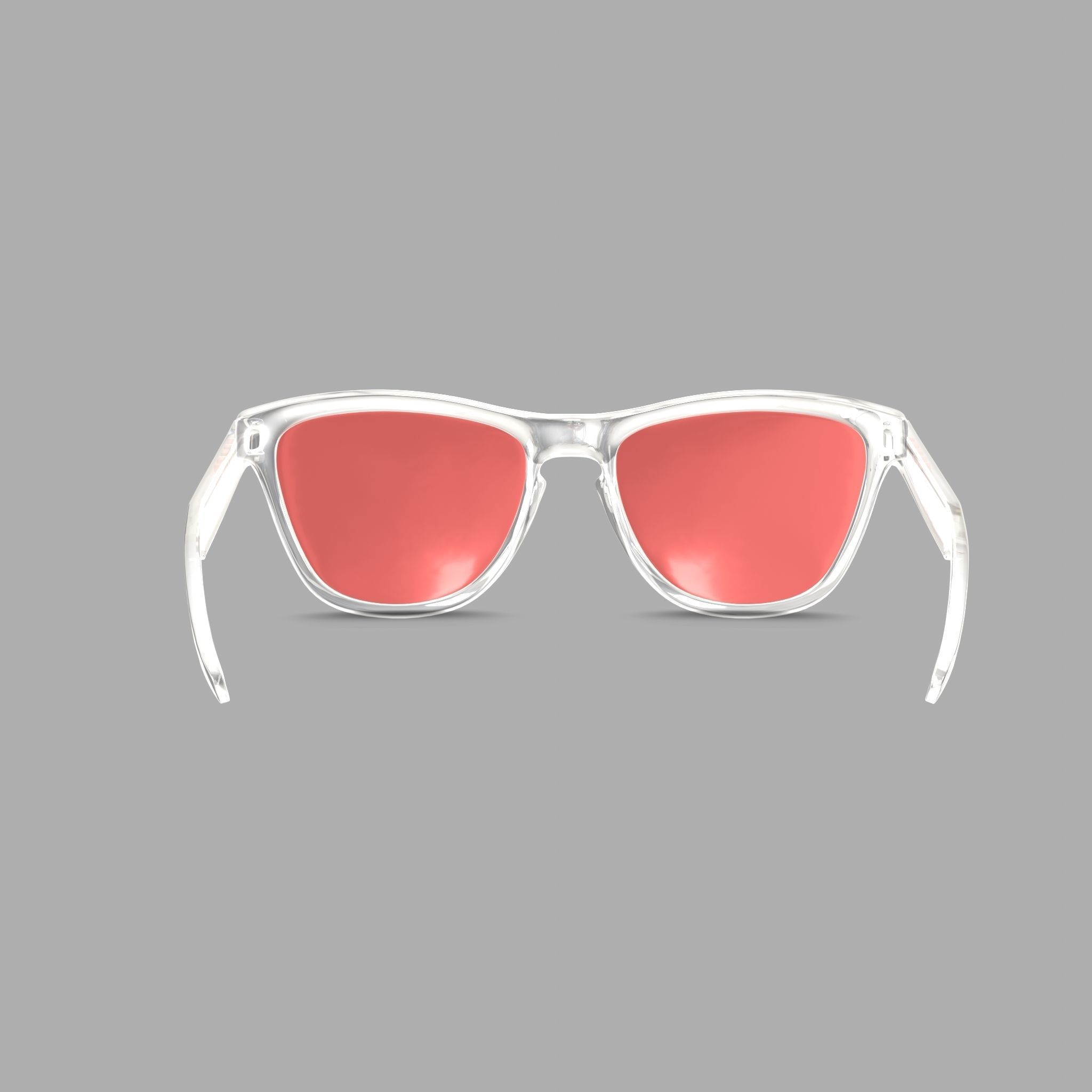 Oakley Frogskins - Torch Iridium OO9013 Sport glasses Low-poly 3D model_1