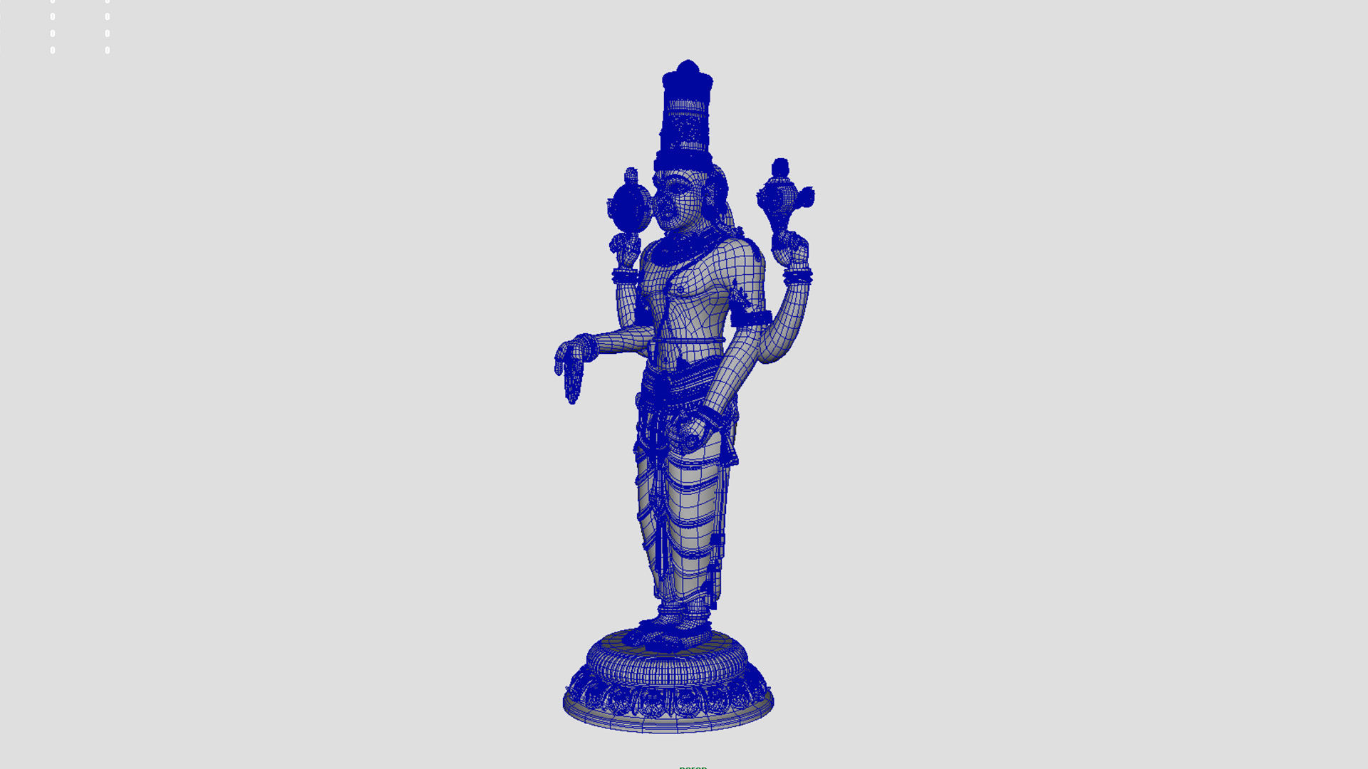 Tirupati venkateswara balaji 3D model_33