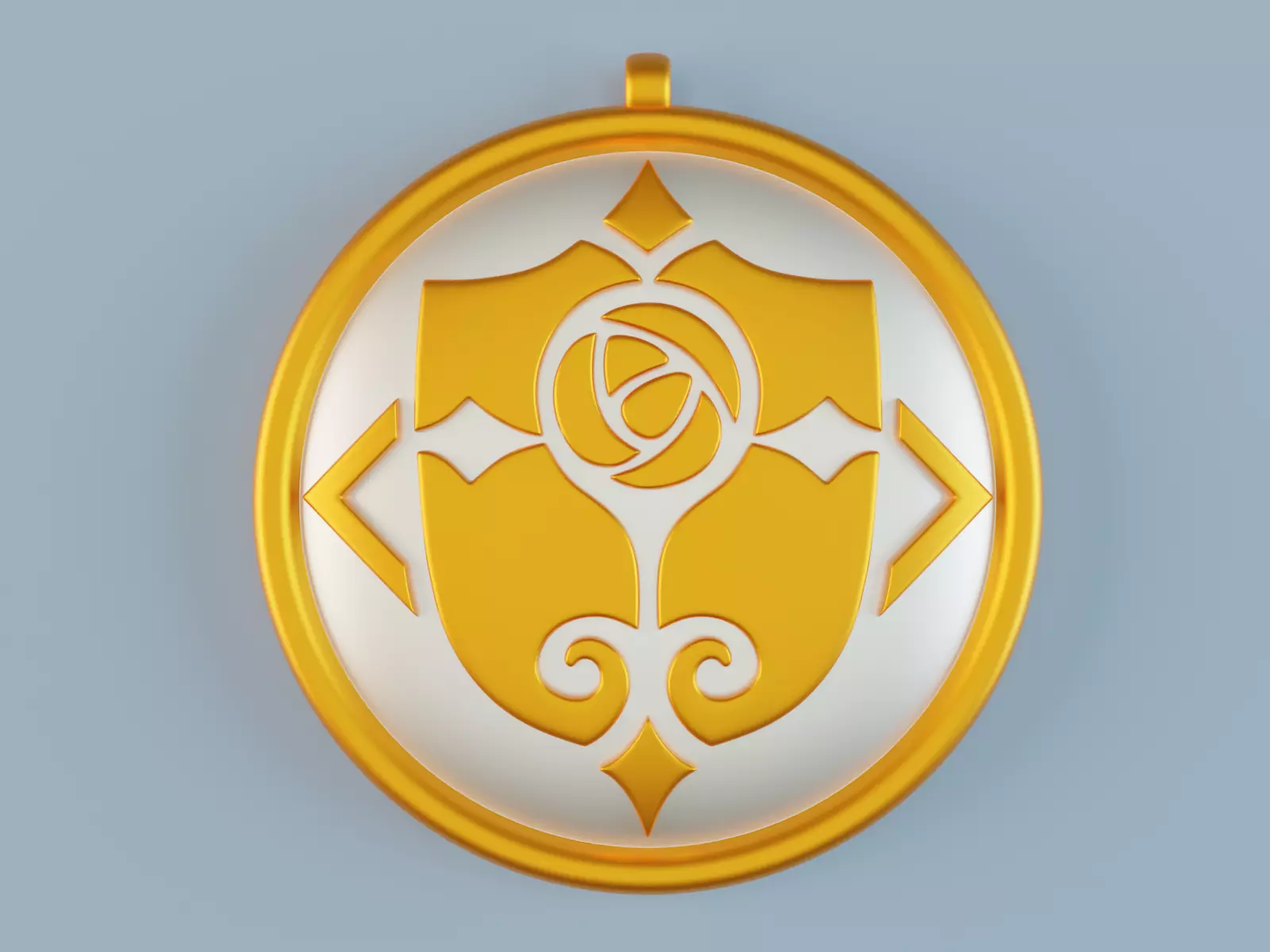 Genshin Impact Noelle Emblem pendant 3D print model