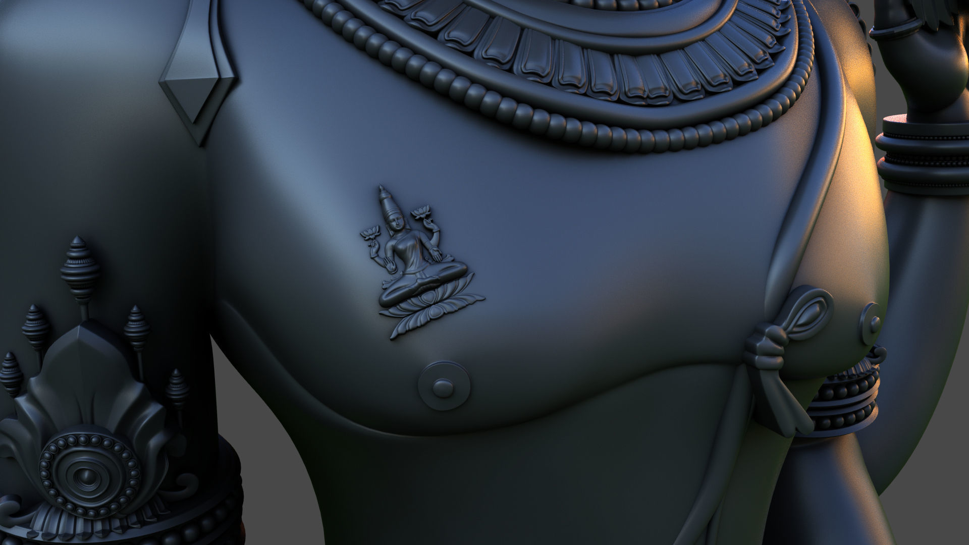 Tirupati venkateswara balaji 3D model_19