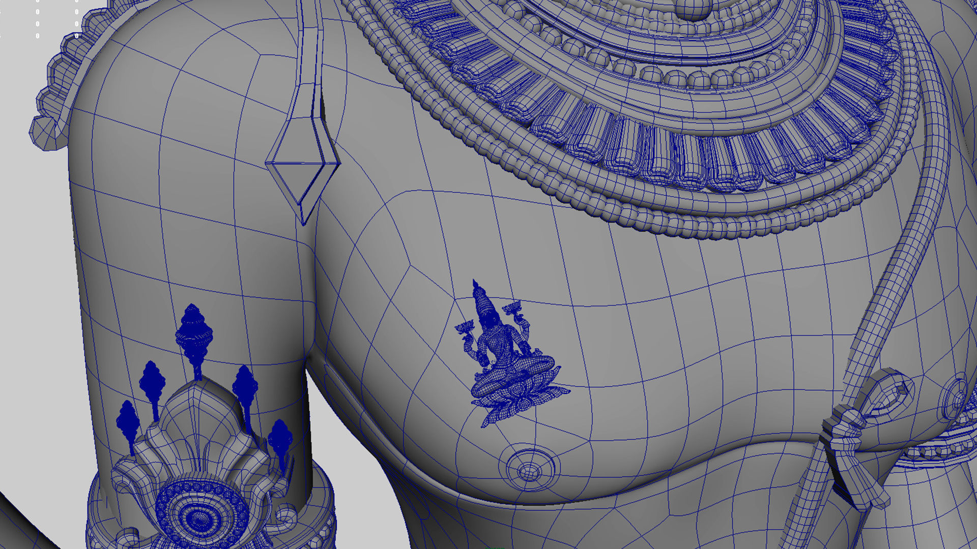 Tirupati venkateswara balaji 3D model_11