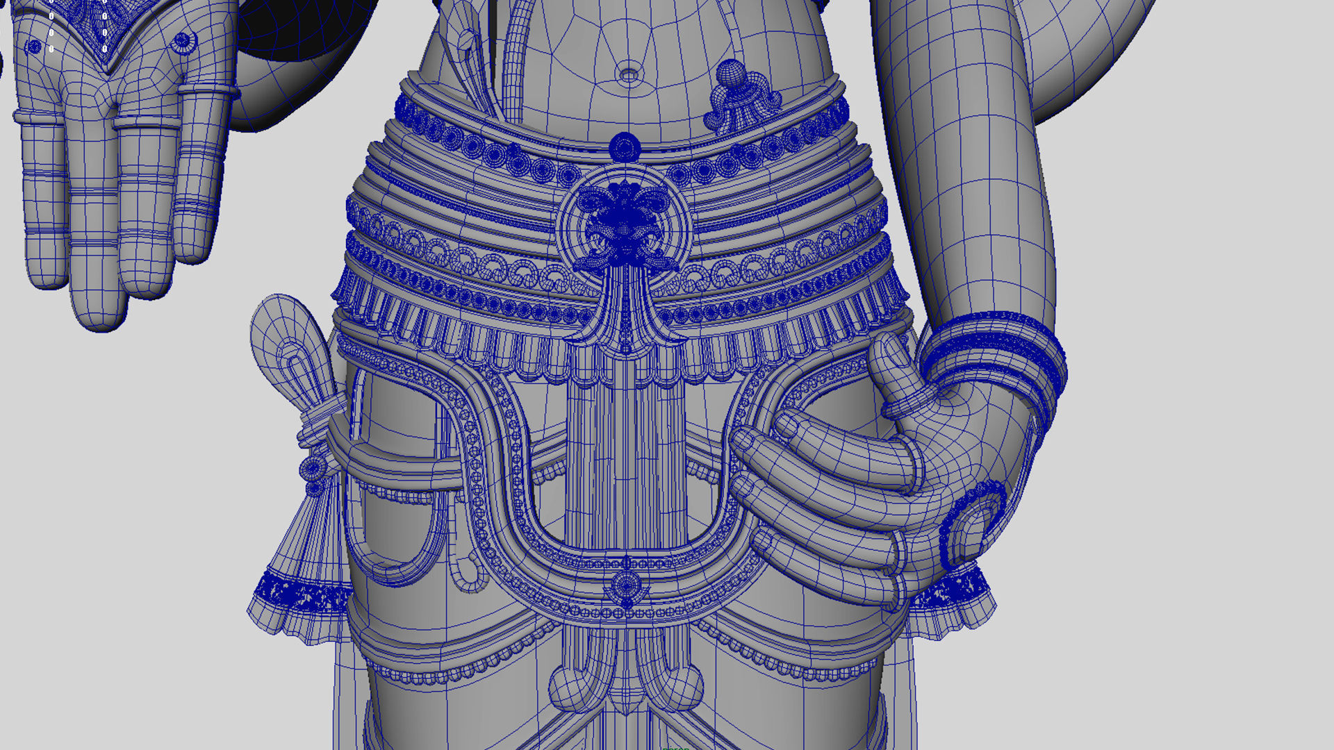 Tirupati venkateswara balaji 3D model_12