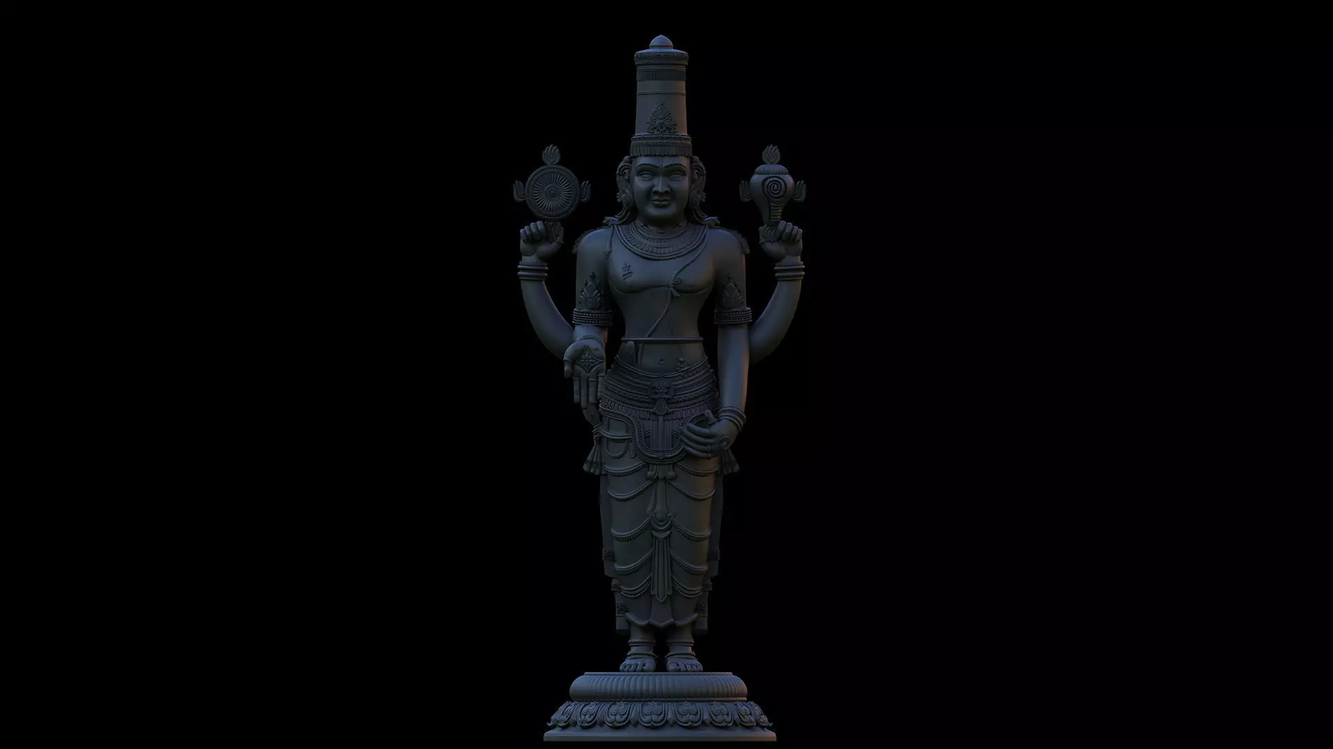 Tirupati venkateswara balaji 3D model_0