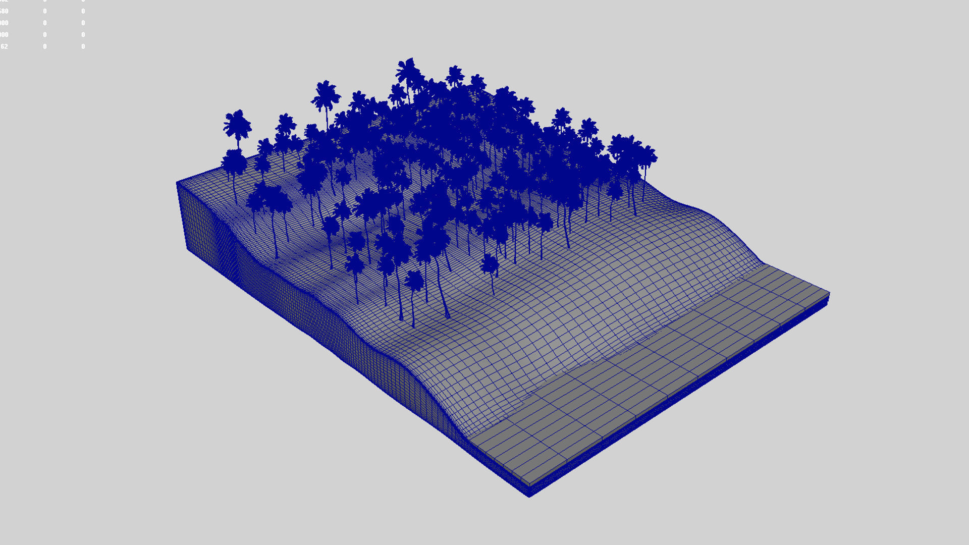 terrain sea 3D model_8