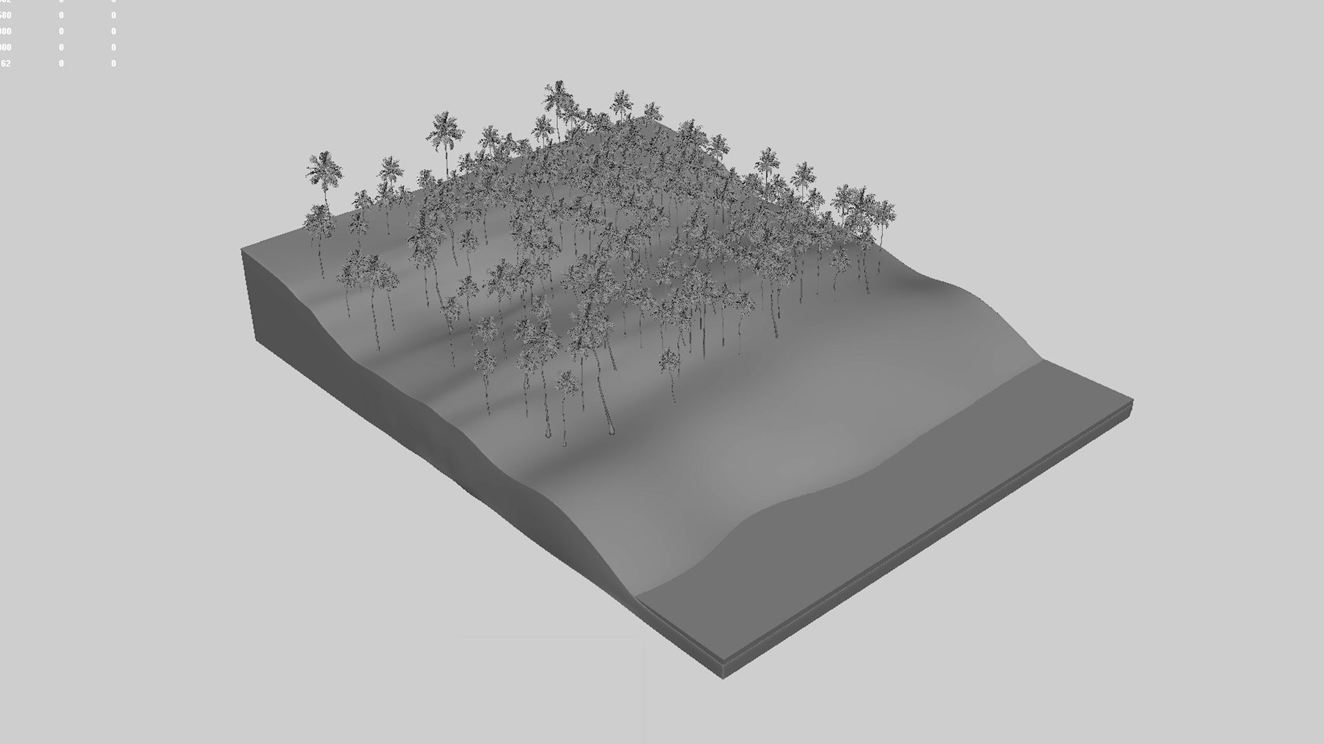 terrain sea 3D model_6
