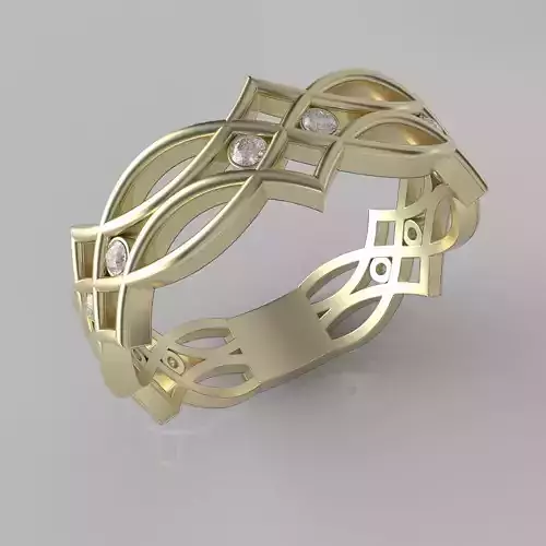 women brilliant ring 3dm modeling photo  3D print model