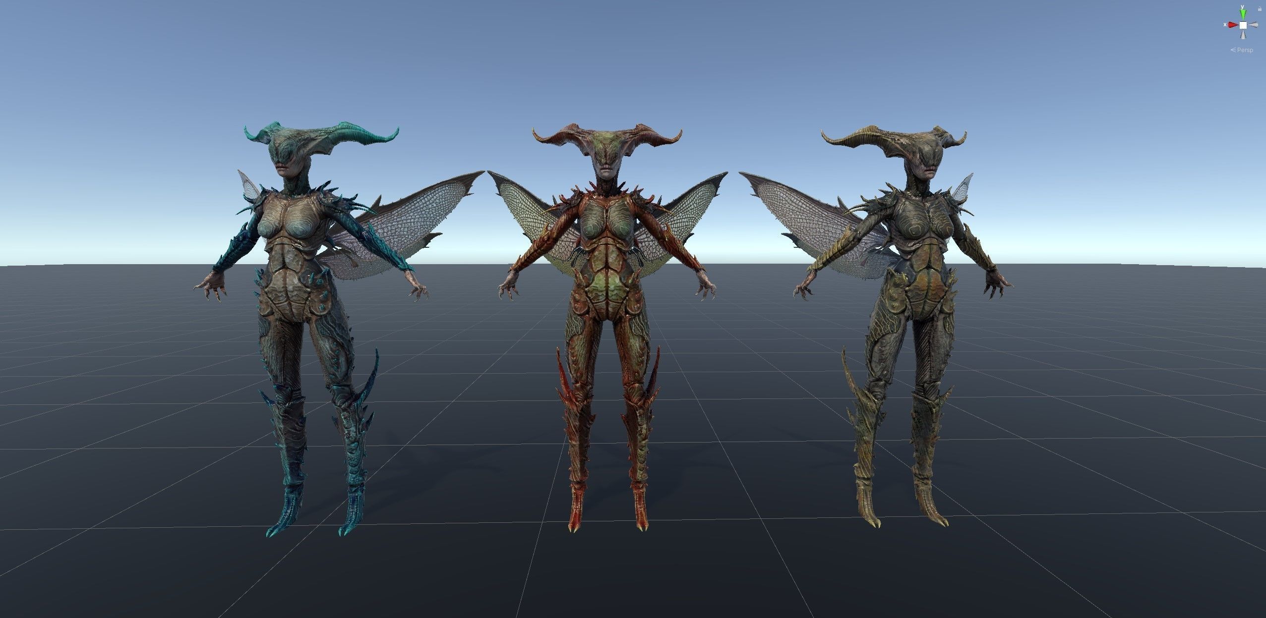 Rosie - Demon Beetle Low-poly 3D model_11