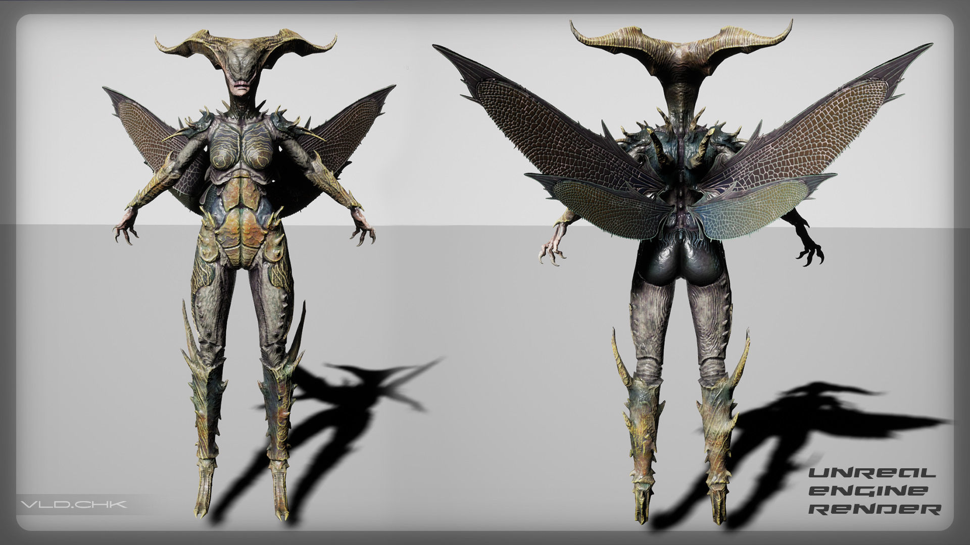 Rosie - Demon Beetle Low-poly 3D model_12