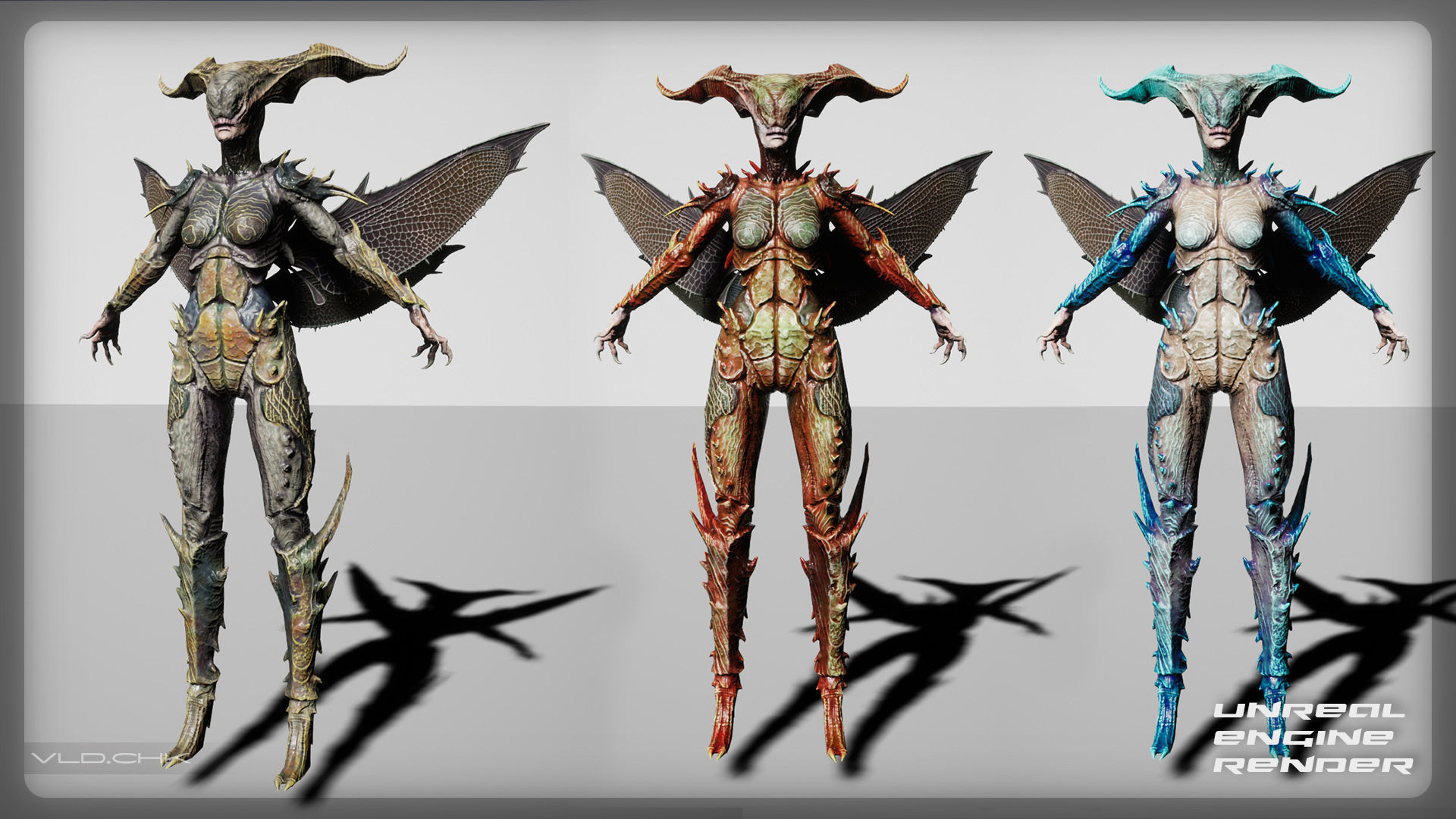 Rosie - Demon Beetle Low-poly 3D model_13