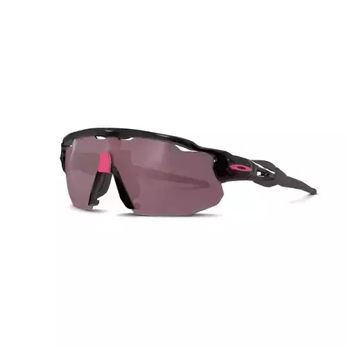 Oakley Radar Ev Advancer Prizm Road Black Sport glasses Low-poly 3D model