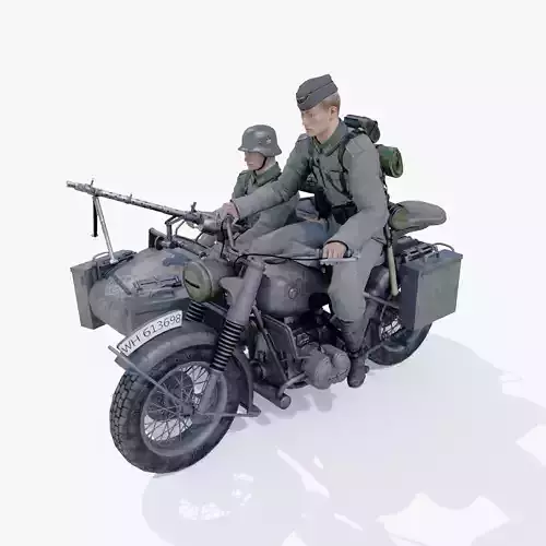 military motorcycle