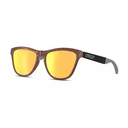 Oakley Frogskins Mix Metallic Splatter Collection Sport glasses Low-poly 3D model