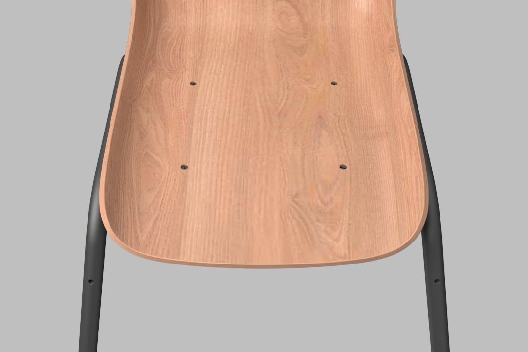 Modern Dining Chair 3D model_8