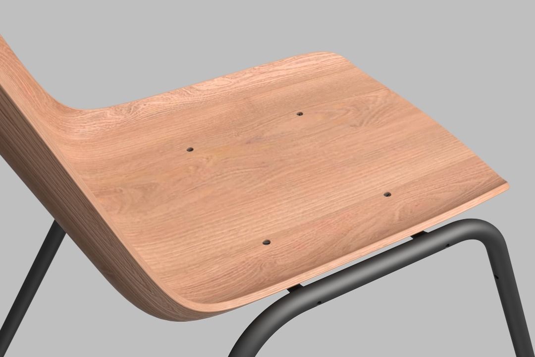 Modern Dining Chair 3D model_10