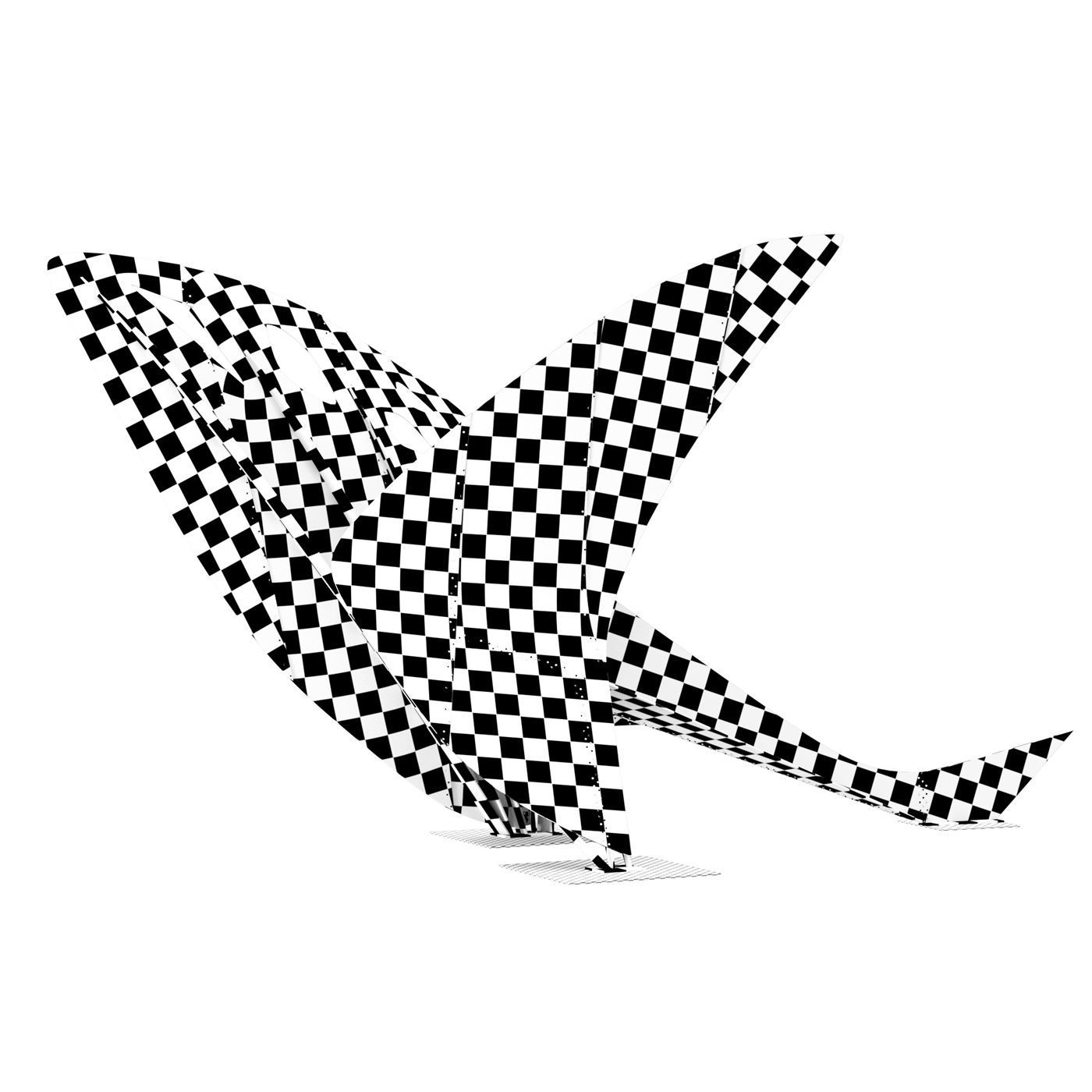 Sculpture Flying dragon 3D model_6