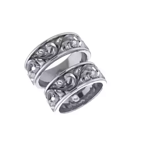 Engraved wedding ring