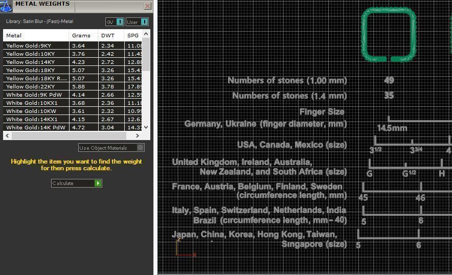 Eternity Rings Double With Gems Set 9 Sizes 3D print model_8