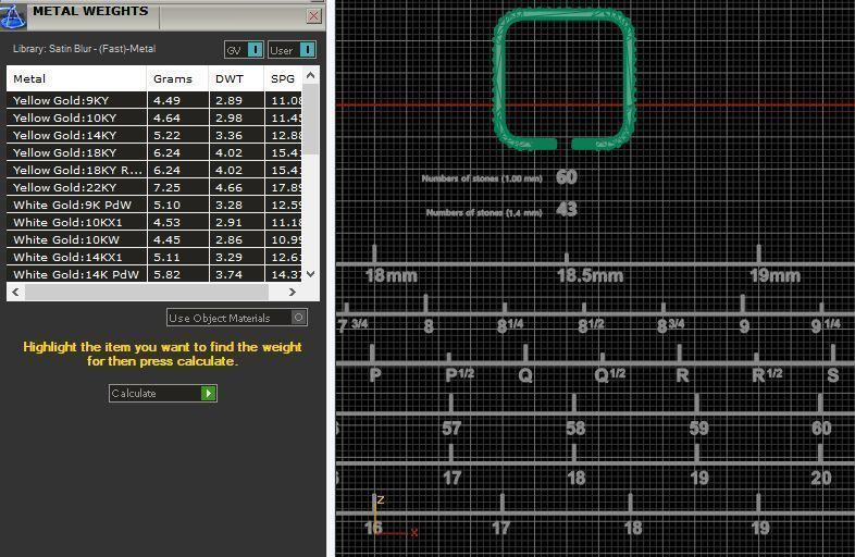 Eternity Rings Double With Gems Set 9 Sizes 3D print model_9