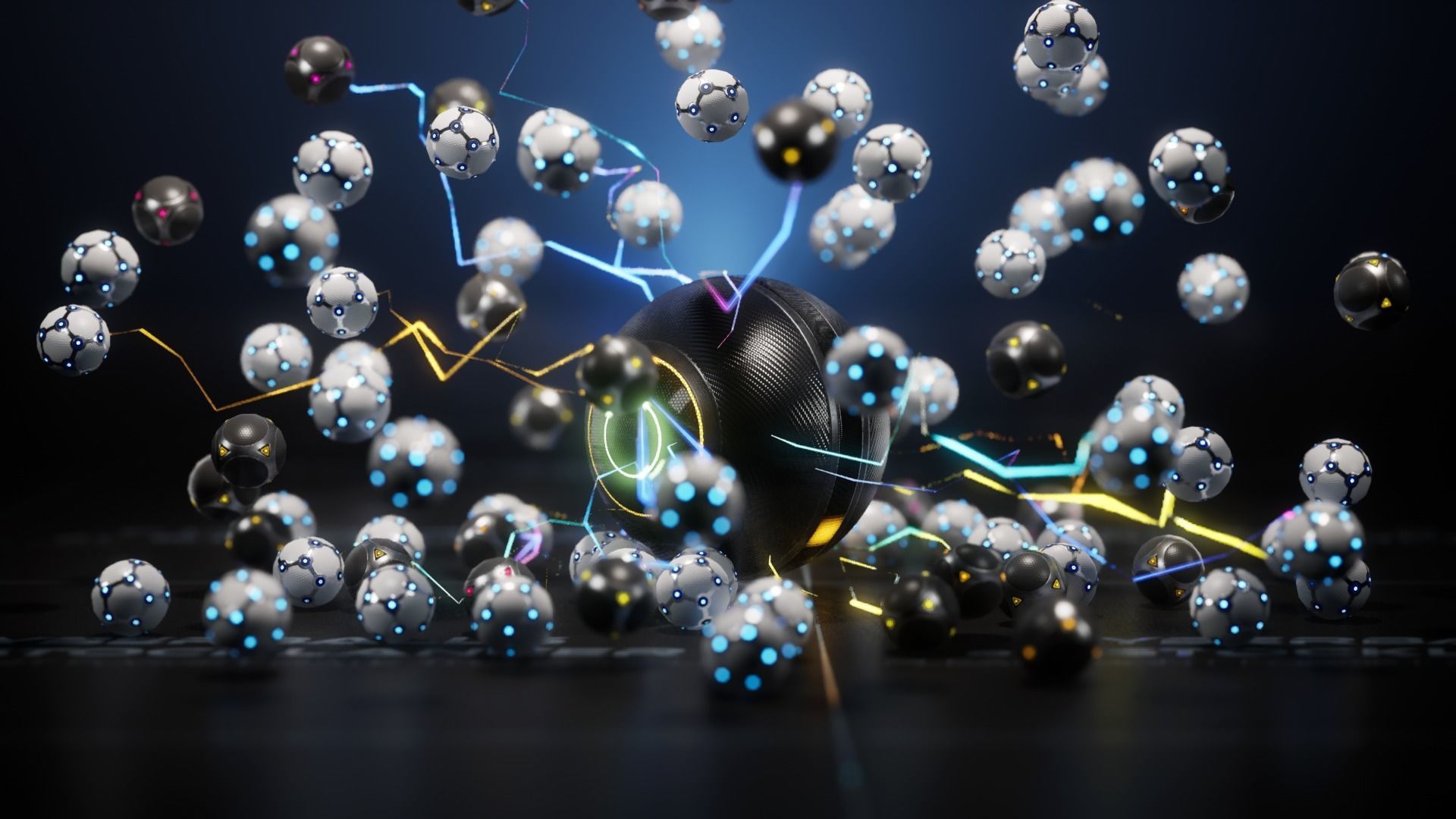 Cyberball MOTHER Low-poly 3D model_6