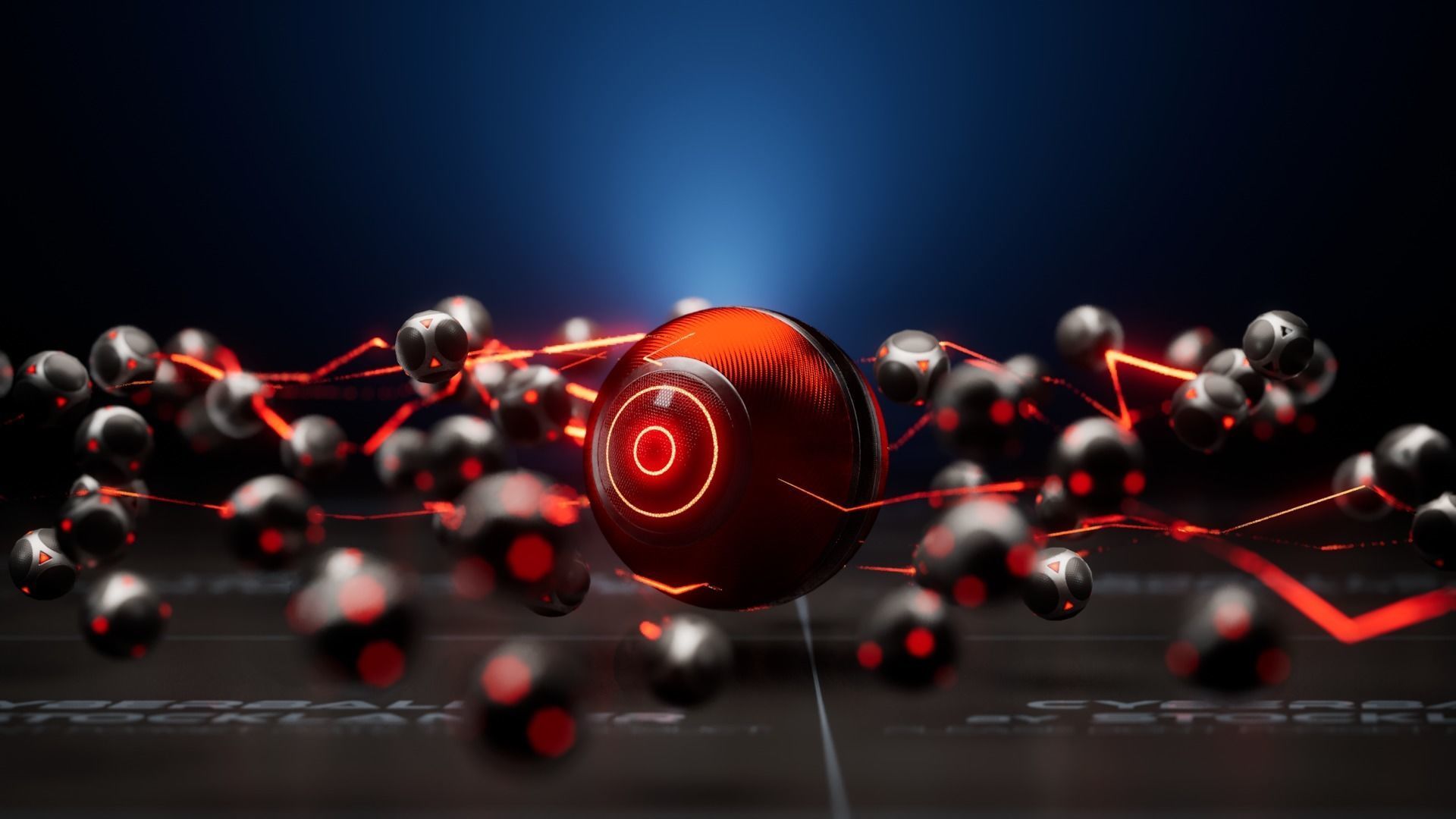 Cyberball MOTHER Low-poly 3D model_2