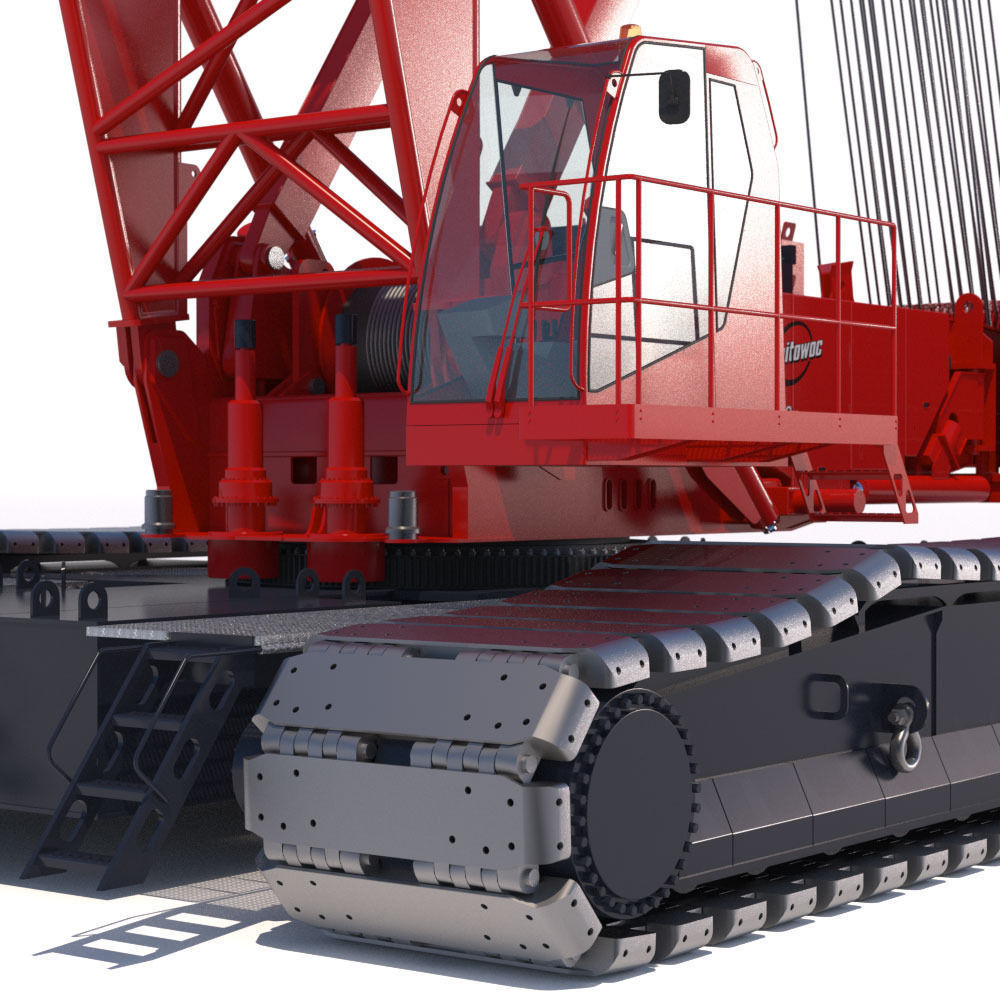 Crawler Crane Manitowoc 16000 3D model_9