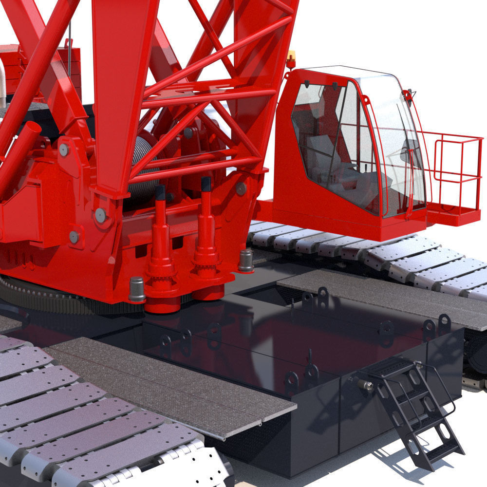 Crawler Crane Manitowoc 16000 3D model_16