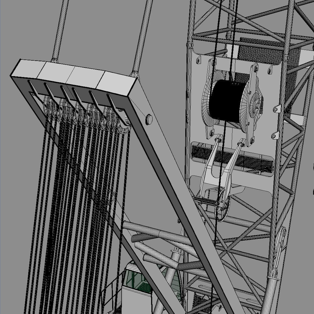 Crawler Crane Manitowoc 16000 3D model_6