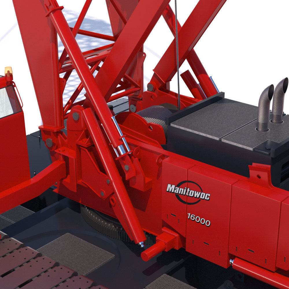 Crawler Crane Manitowoc 16000 3D model_19
