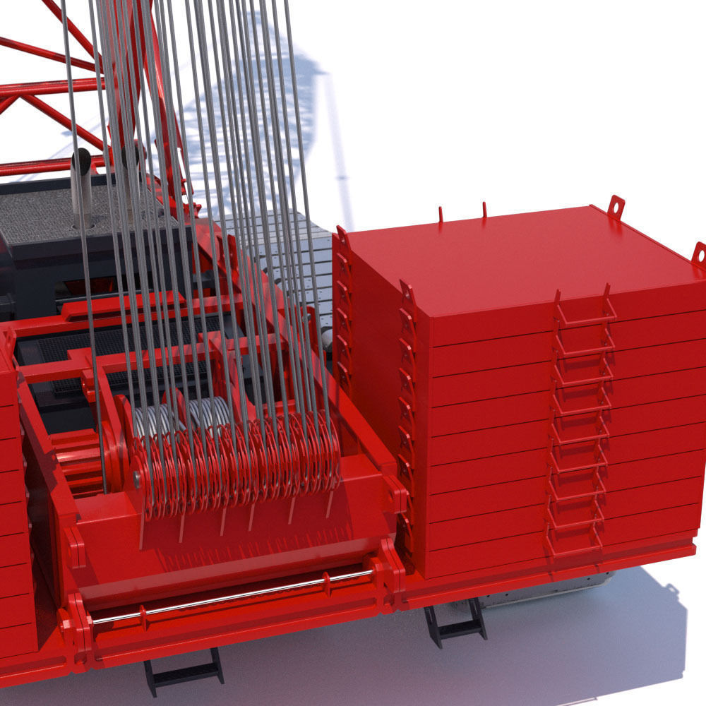 Crawler Crane Manitowoc 16000 3D model_13