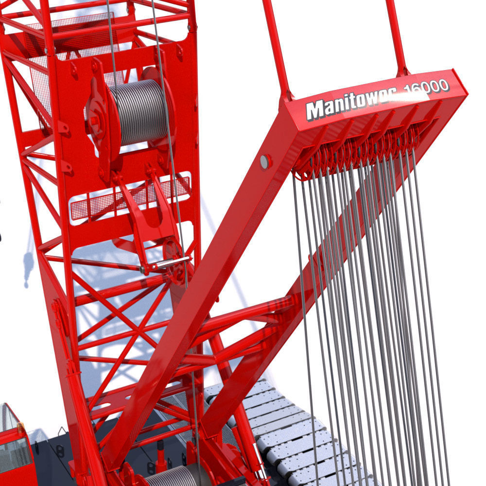 Crawler Crane Manitowoc 16000 3D model_17