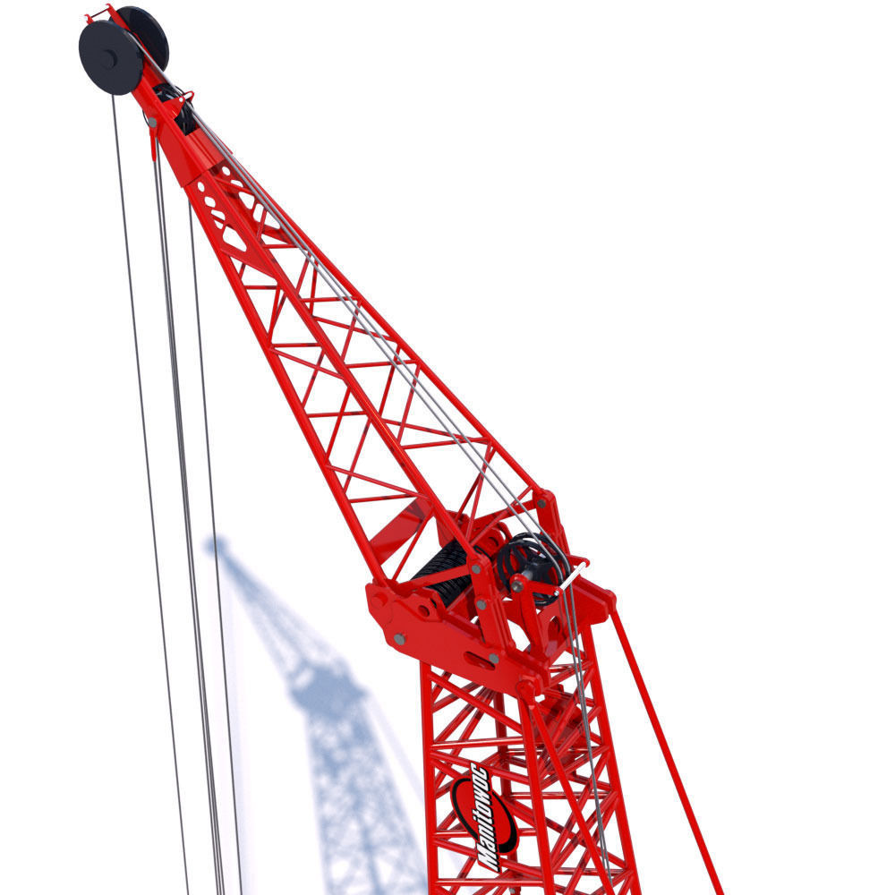Crawler Crane Manitowoc 16000 3D model_11