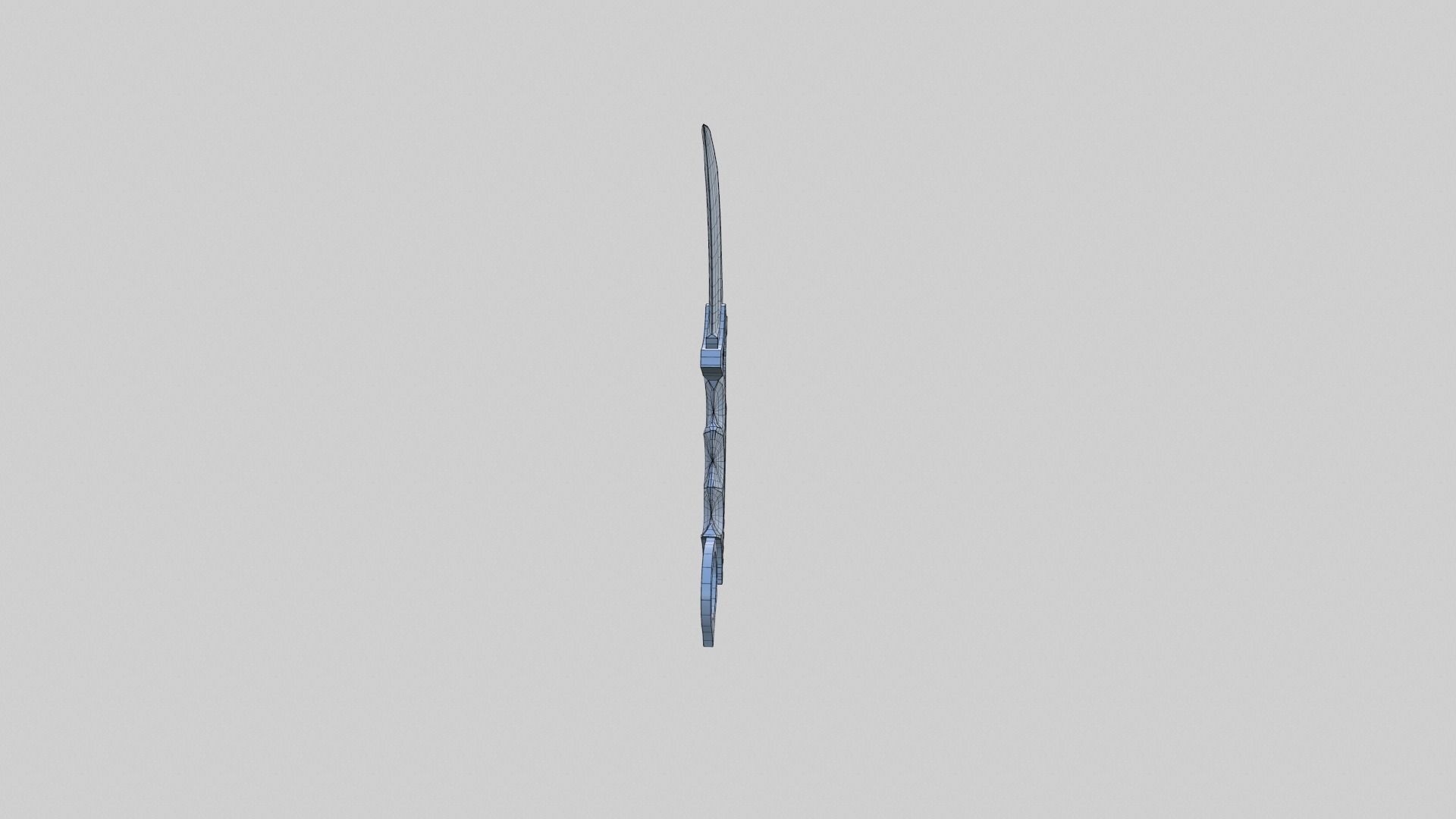 Karambit Knife Colorful Diamonds Style Low-poly 3D model_9