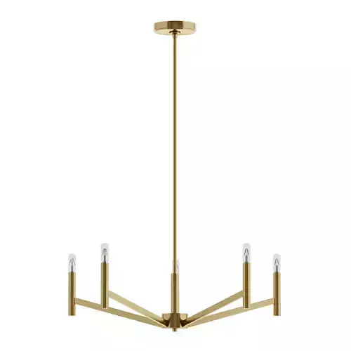 Dawlish 5 Light Chandelier by Greyleigh