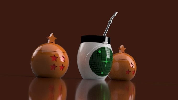 Set Matero Dragon Ball Z 3D model_1