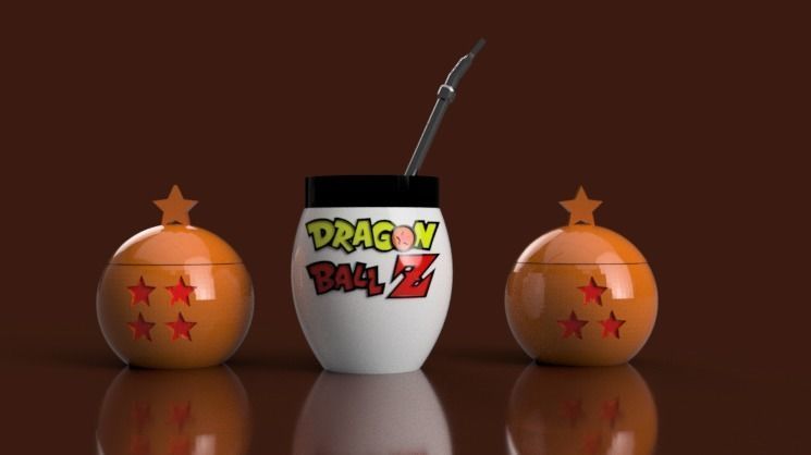 Set Matero Dragon Ball Z 3D model_2