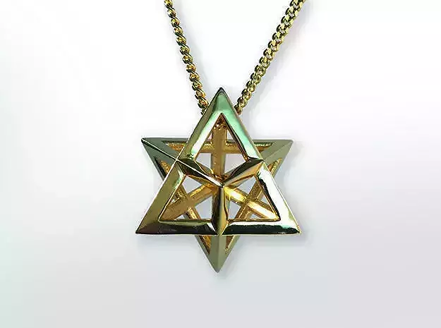 Merkaba vessel of light Pendant 3D print model