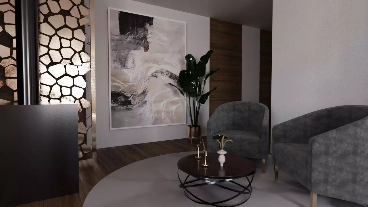 Arm Chair Free 3D model_0