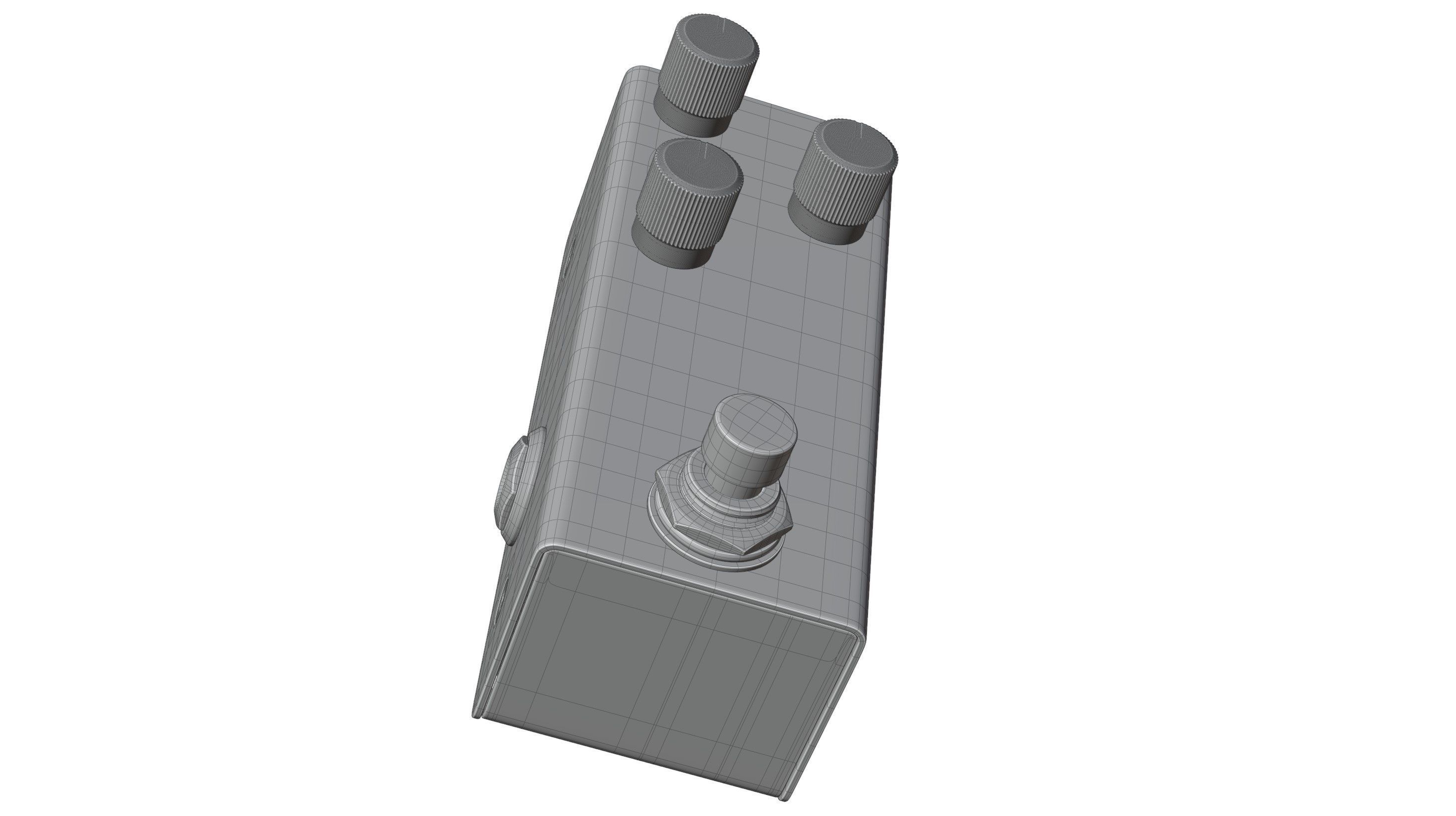 Aguilar Storm King Bass Distortion Fuzz Pedal 3D model_16