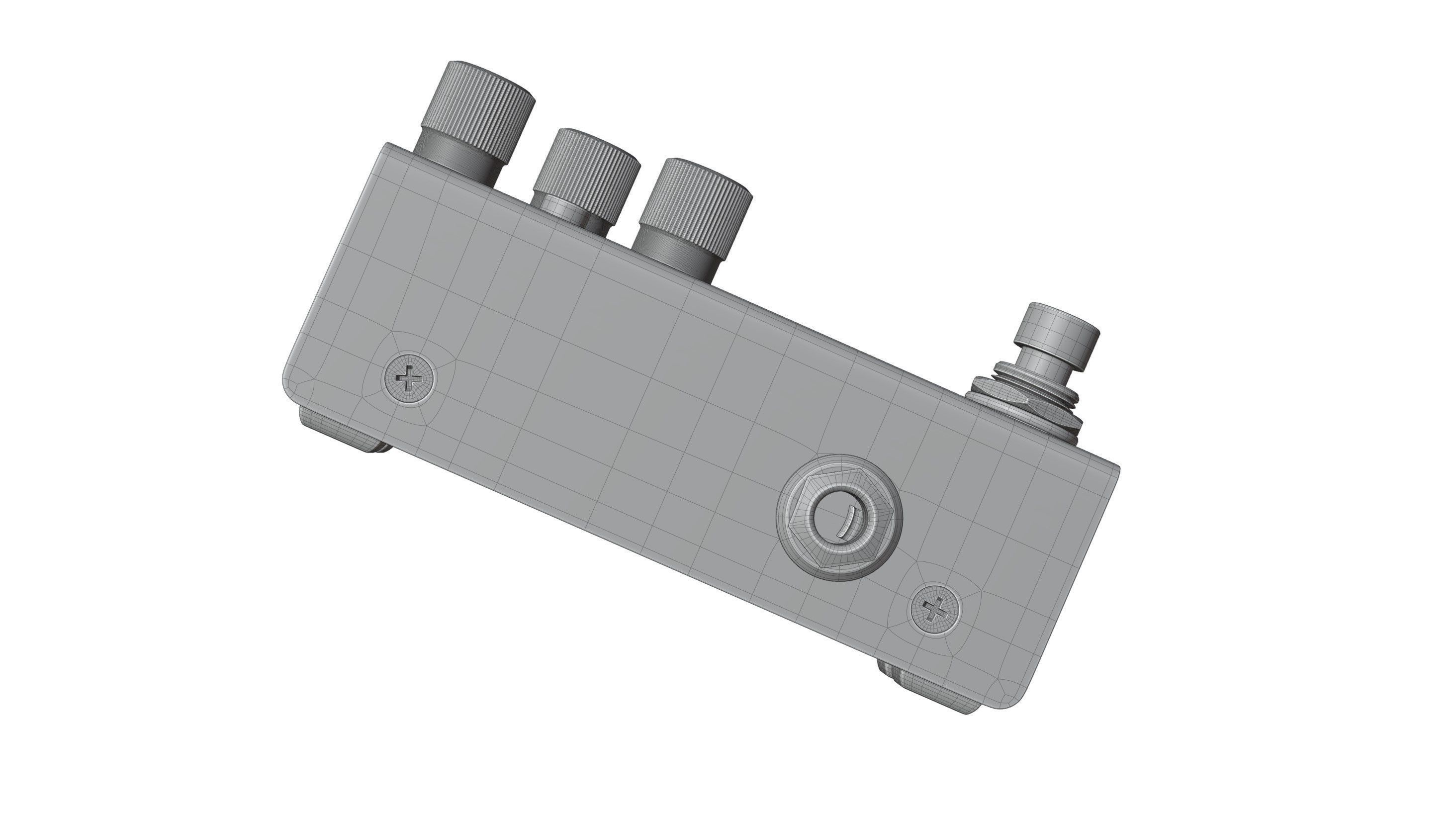 Aguilar Storm King Bass Distortion Fuzz Pedal 3D model_14