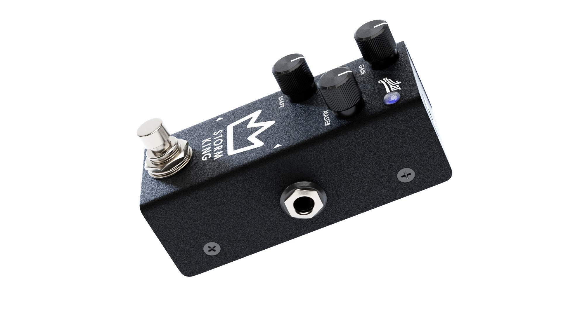 Aguilar Storm King Bass Distortion Fuzz Pedal 3D model_2