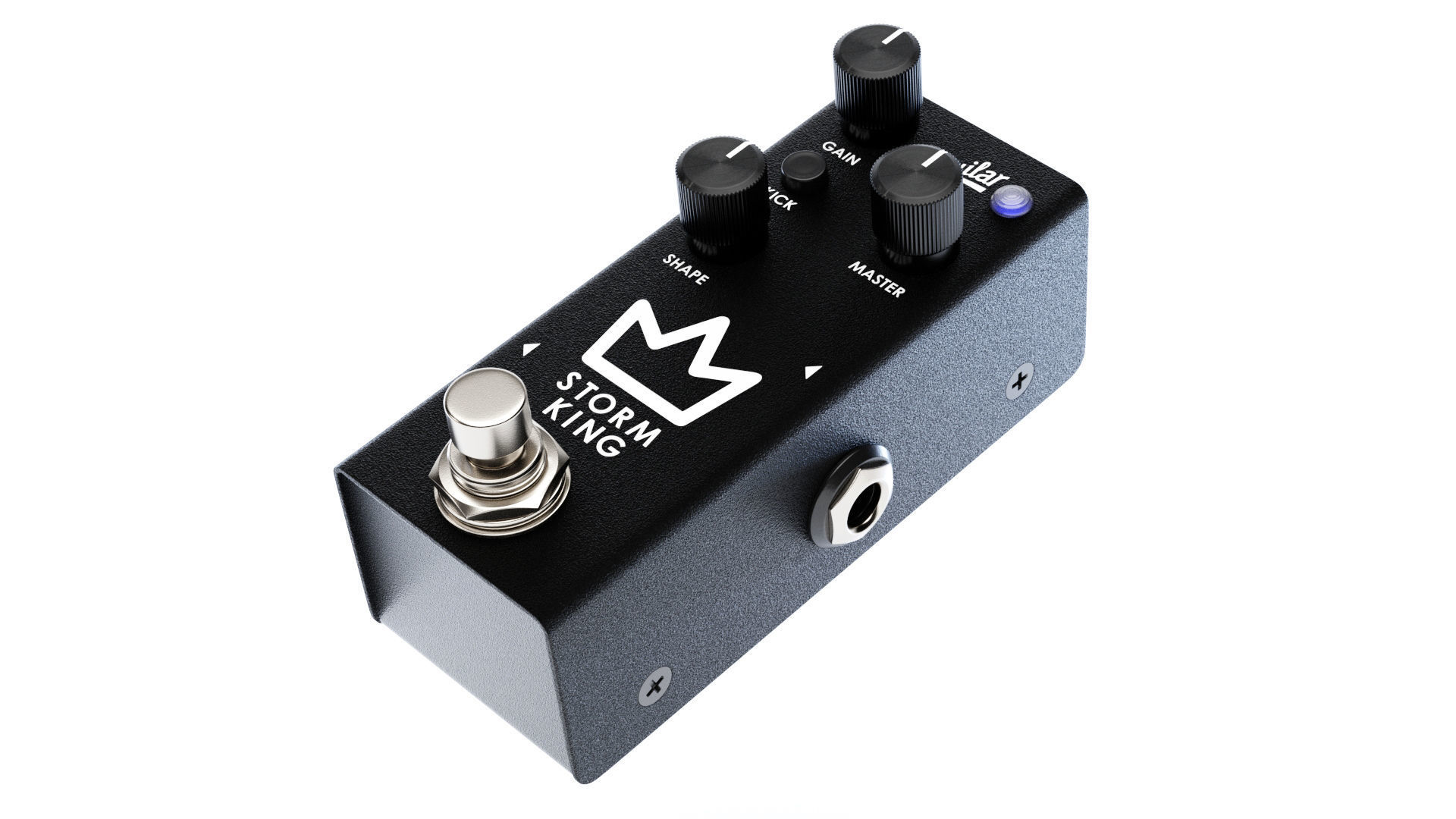 Aguilar Storm King Bass Distortion Fuzz Pedal 3D model_1